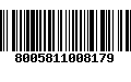 Código de Barras 8005811008179