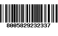 Código de Barras 8005829232337