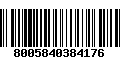 Código de Barras 8005840384176