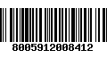 Código de Barras 8005912008412