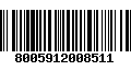 Código de Barras 8005912008511