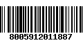 Código de Barras 8005912011887