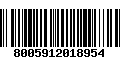 Código de Barras 8005912018954