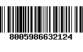 Código de Barras 8005986632124