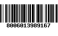 Código de Barras 8006013989167