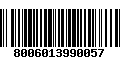 Código de Barras 8006013990057