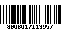 Código de Barras 8006017113957