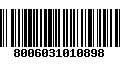 Código de Barras 8006031010898