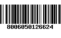 Código de Barras 8006050126624