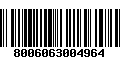 Código de Barras 8006063004964