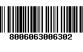 Código de Barras 8006063006302