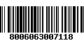 Código de Barras 8006063007118