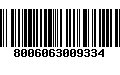 Código de Barras 8006063009334