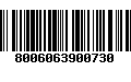 Código de Barras 8006063900730