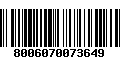 Código de Barras 8006070073649