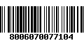 Código de Barras 8006070077104