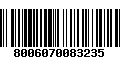 Código de Barras 8006070083235