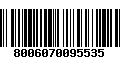 Código de Barras 8006070095535