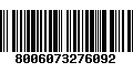 Código de Barras 8006073276092