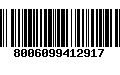 Código de Barras 8006099412917