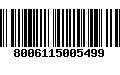 Código de Barras 8006115005499