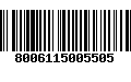 Código de Barras 8006115005505