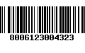 Código de Barras 8006123004323