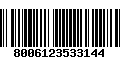 Código de Barras 8006123533144