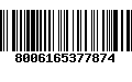 Código de Barras 8006165377874