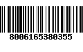 Código de Barras 8006165380355