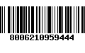 Código de Barras 8006210959444