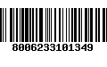 Código de Barras 8006233101349