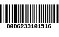 Código de Barras 8006233101516