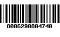 Código de Barras 8006290804740