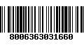 Código de Barras 8006363031660