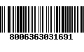 Código de Barras 8006363031691