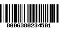 Código de Barras 8006380234501