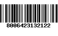 Código de Barras 8006423132122