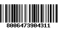 Código de Barras 8006473904311