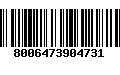 Código de Barras 8006473904731