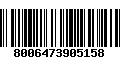 Código de Barras 8006473905158