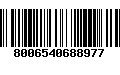 Código de Barras 8006540688977