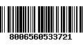 Código de Barras 8006560533721
