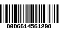 Código de Barras 8006614561298