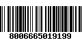 Código de Barras 8006665019199