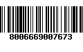 Código de Barras 8006669007673