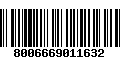 Código de Barras 8006669011632