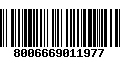 Código de Barras 8006669011977