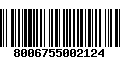 Código de Barras 8006755002124