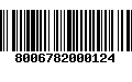 Código de Barras 8006782000124